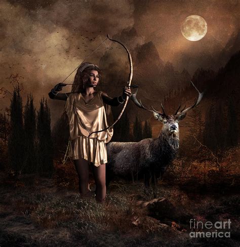 artemis the hunting goddess